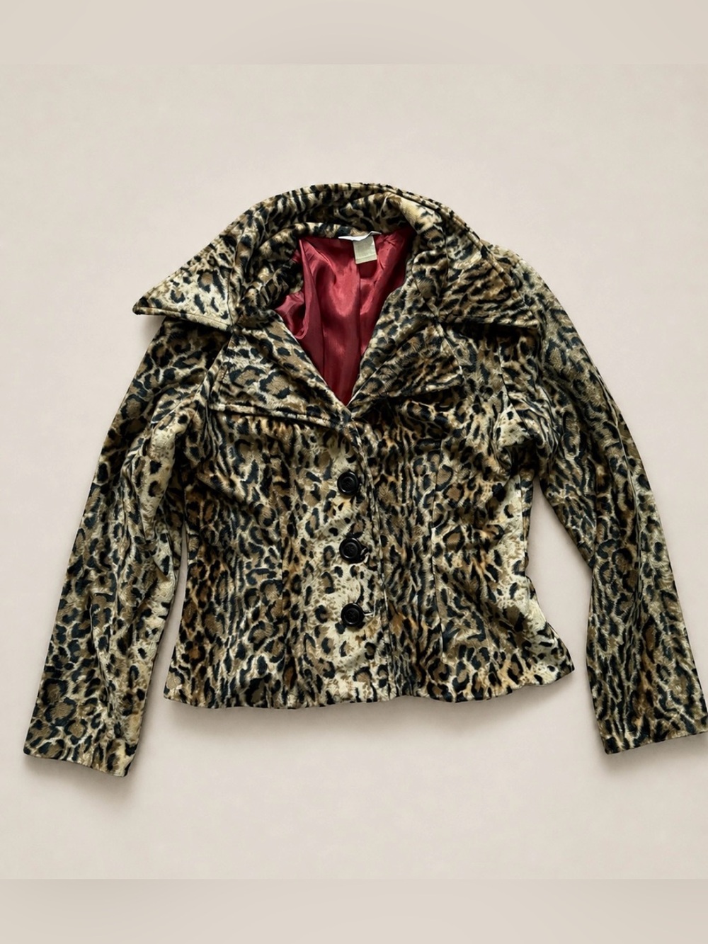 Vintage Lucca Leopard Print Jacket - Picture 2 of 5